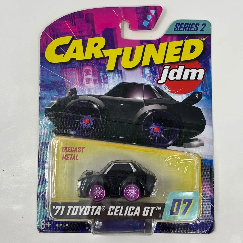 MGA Car Tuned JDM Series 2 71 Toyota Celica GT 07 Diecast Metal Sparkle Black